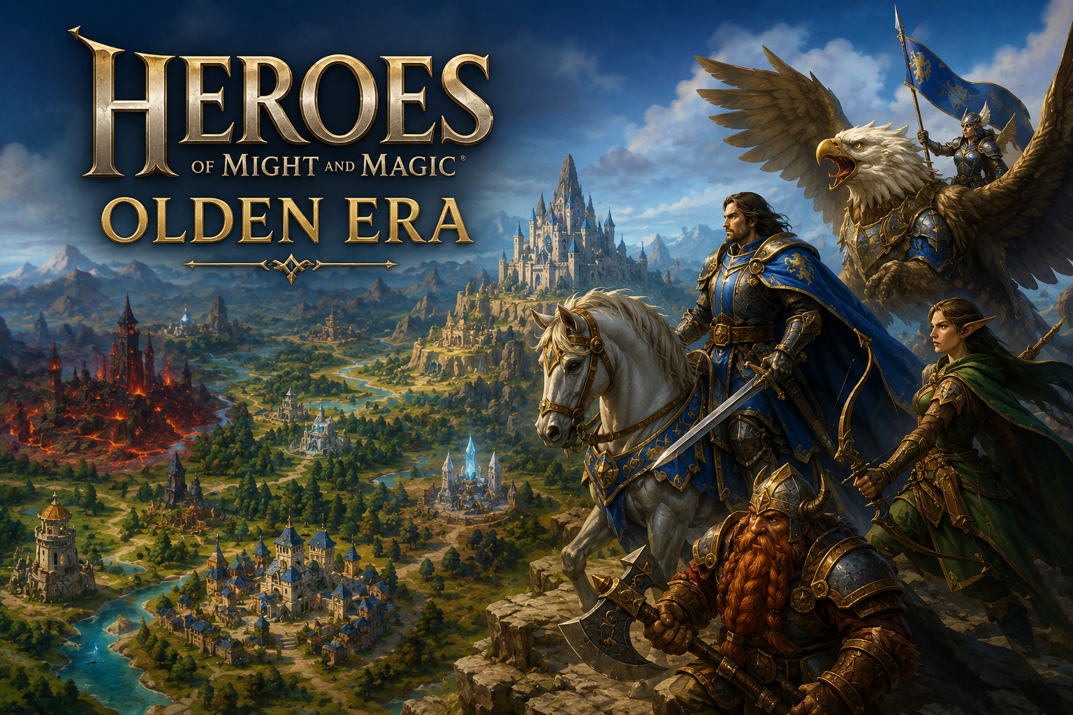 Heroes of Might and Magic Olden Era — фентезійна покрокова стратегія з героями та великою картою світу