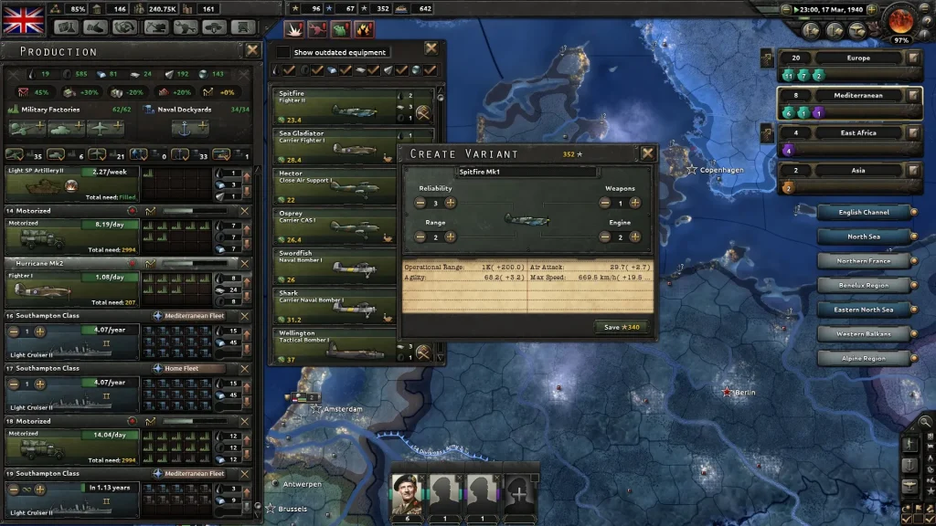 Hearts of Iron IV гайд для новачків інтерфейс гри