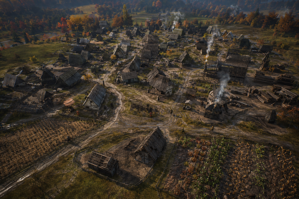 Помилки новачків у Manor Lords: невдале планування середньовічного поселення та нестача ресурсів