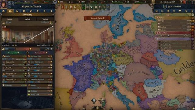 Повний гайд для новачків у Europa Universalis V — основні механіки гри