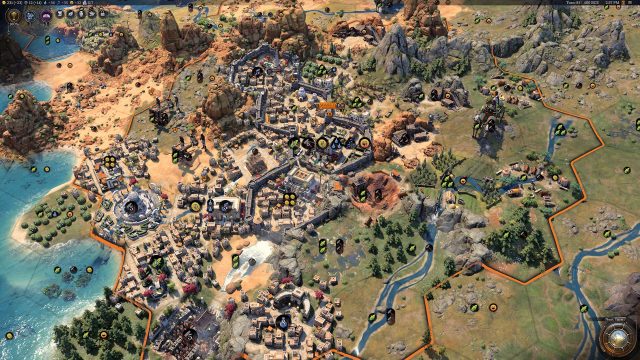 Офіційний скриншот геймплею Sid Meier's Civilization VII — вибір радника та Legacy Path