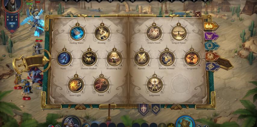 Герой застосовує заклинання в Heroes of Might and Magic: Olden Era під час битви