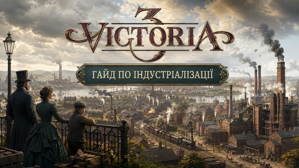 Гайд по індустріалізації у Victoria 3 — фабрики, ресурси, технології та ефективний розвиток промисловості.