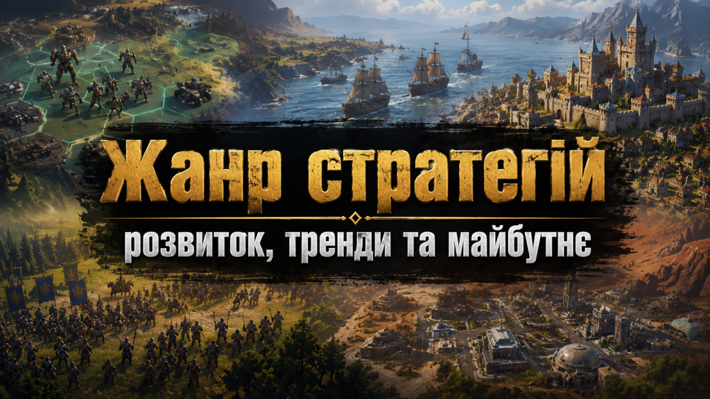 Жанр стратегій — розвиток, тренди та майбутнє стратегічних ігор