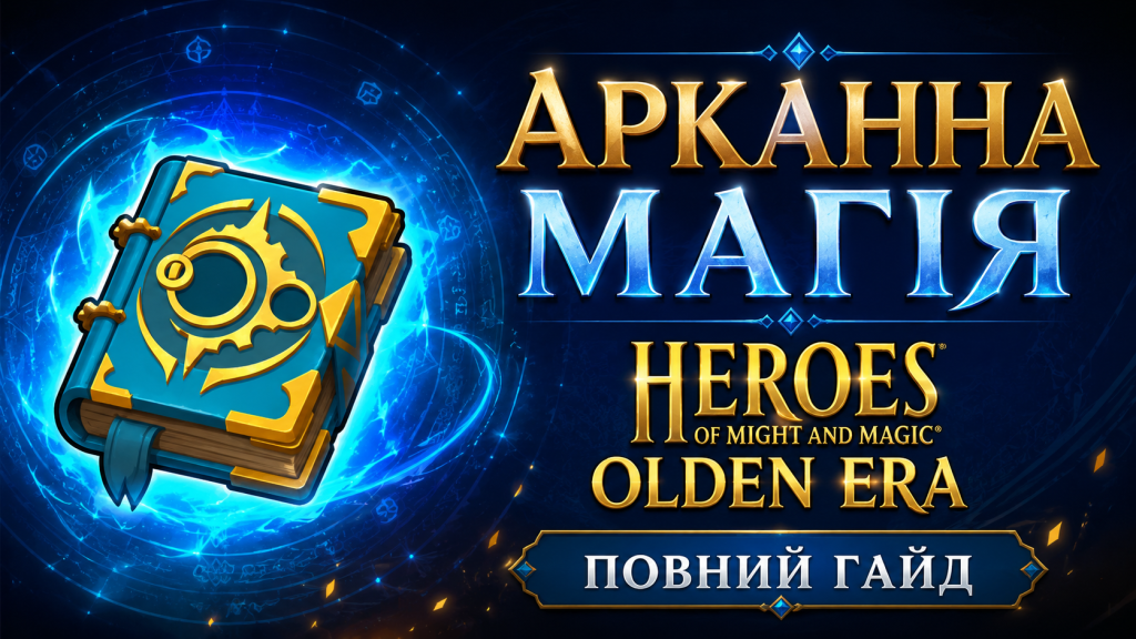 Арканна магія Heroes of Might and Magic: Olden Era — повний гайд по школі Arcane, книга магії та закляття.