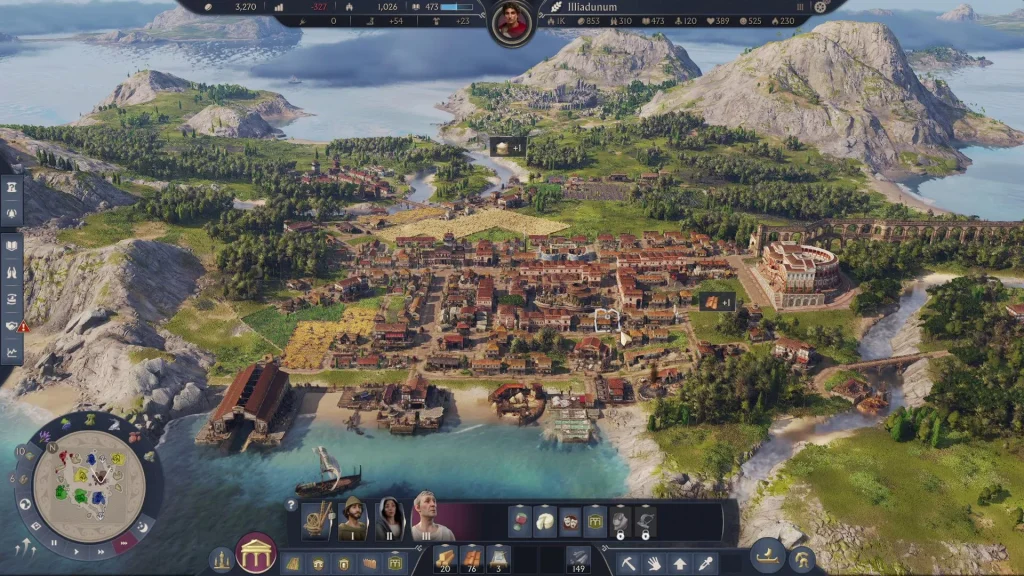Anno 117: Pax Romana — римське місто та забудова Лація