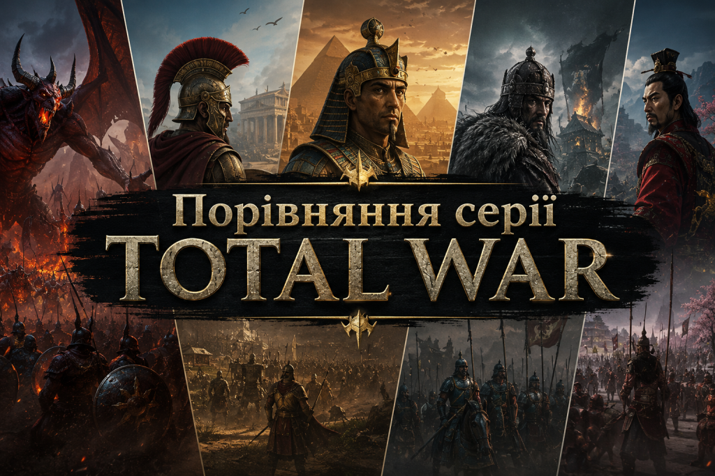 Порівняння серії Total War — яку гру обрати новачку у 2026 році