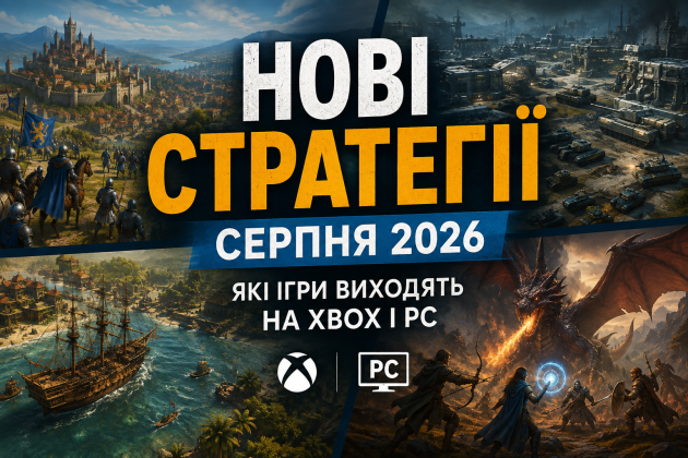 стратегії які виходять у серпні 2026