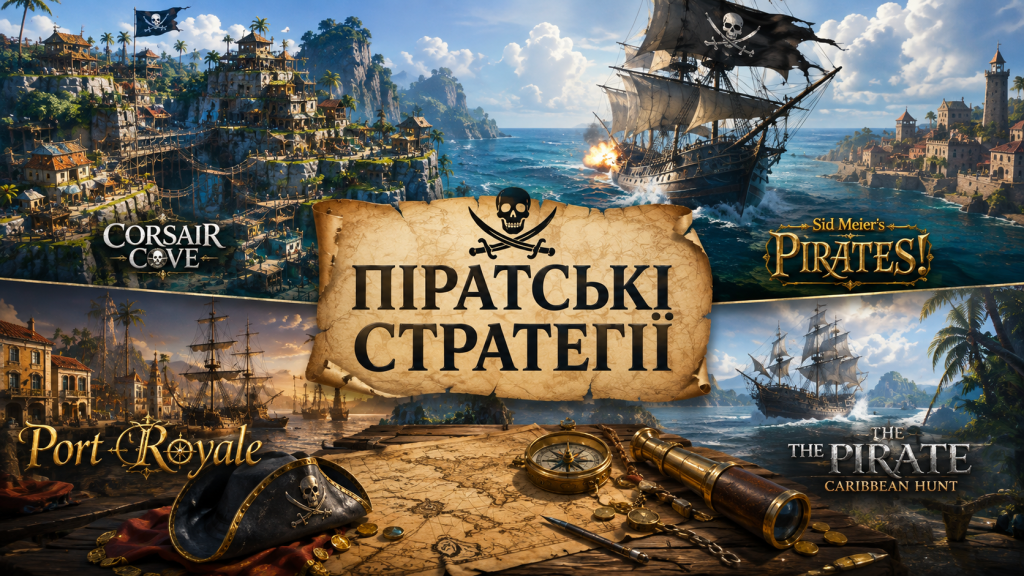 Піратські стратегії — Corsair Cove та класичні ігри про піратів на морі