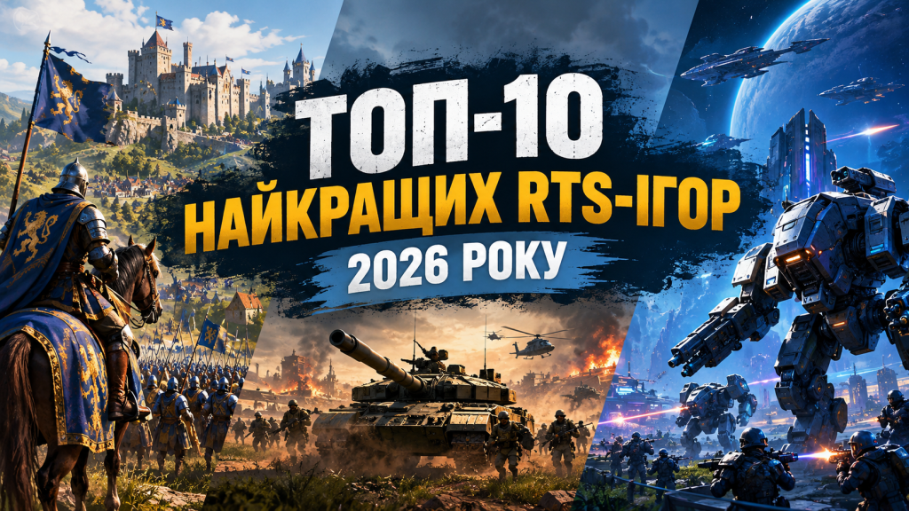 Топ-10 найкращих RTS-ігор 2026 року — добірка стратегій у реальному часі