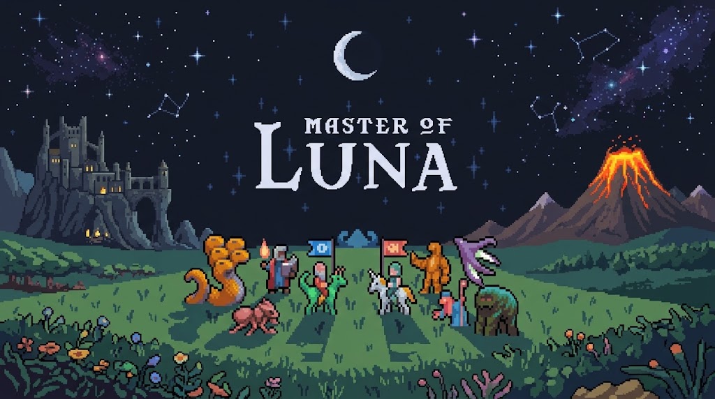Master of Luna — покрокова фентезійна 4X-стратегія з піксельною графікою