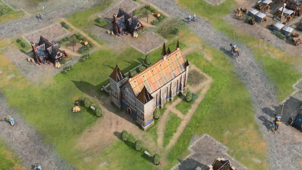 Age of Empires IV — Landmark House of Learning під час переходу в нову епоху