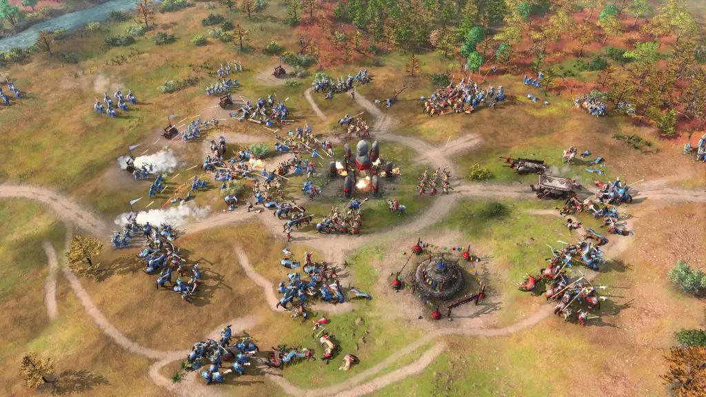 Age of Empires IV — битва армій та позиціонування юнітів на полі бою