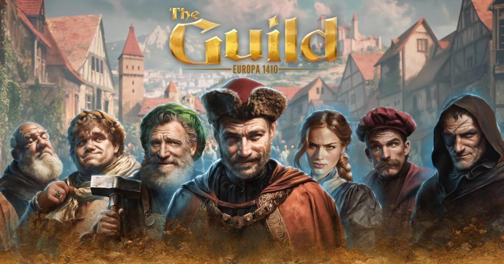 The Guild 1 Remake: Europa 1410 — середньовічне місто та персонажі гри