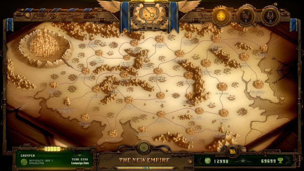 Карта кампанії The New Empire у They Are Billions