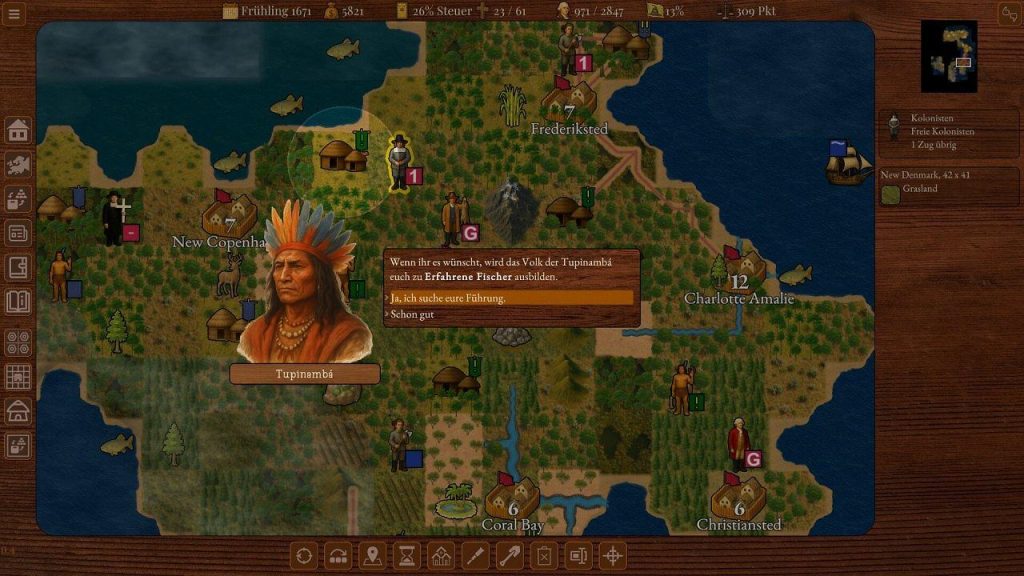 Карта Нового Світу в Colonerra: Age of Exploration