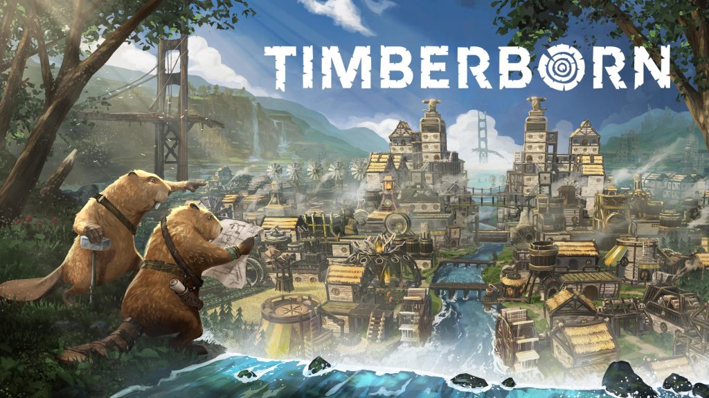 Timberborn 1.0 — бобри та місто на березі річки