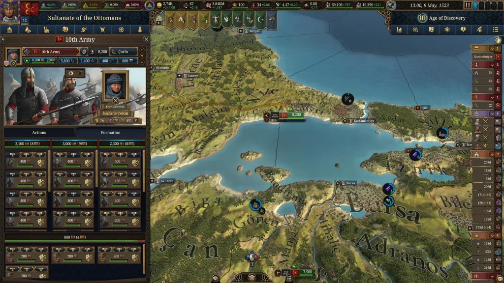Військова система Europa Universalis V — склад армії та командирВійськова система Europa Universalis V — склад армії та командир
