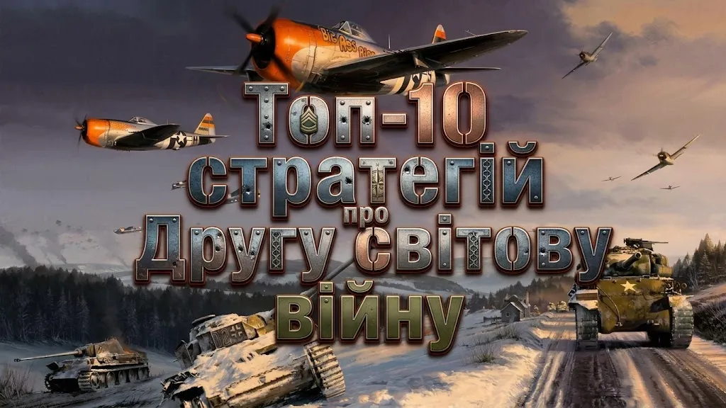 Топ-10 стратегій про Другу світову війну