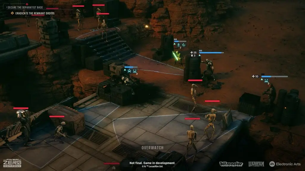 Star Wars Zero Company: Overwatch і укриття під час тактичного бою