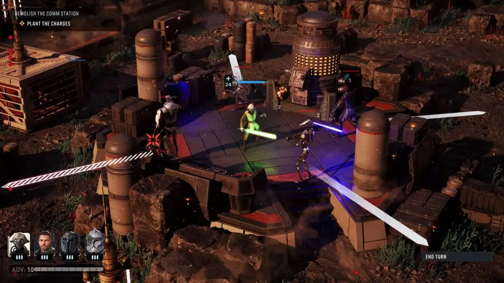 Star Wars Zero Company: тактичний бій, укриття та очки дій AP