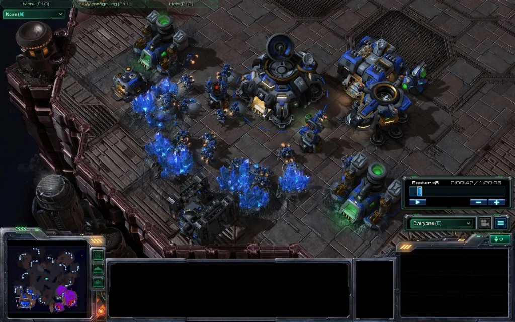 StarCraft II — казарми терранів виробляють морпіхів Marine.