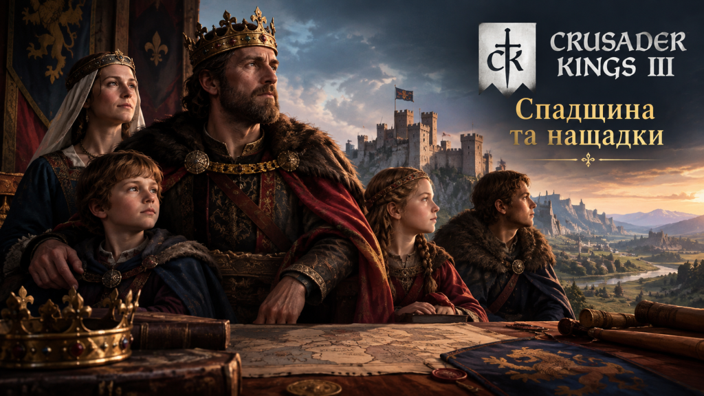 Спадщина в Crusader Kings 3 — як працює успадкування і як зберегти королівство